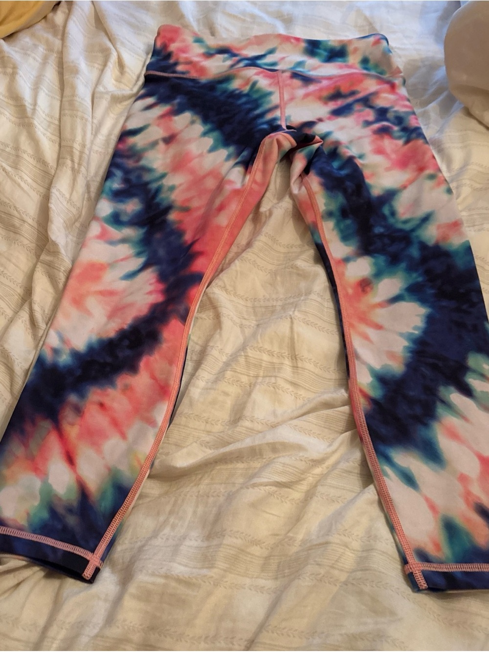 Athleta Women's Elation Capri Leggings 7/8 Tight Tie Dye Size M